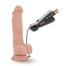 Load image into Gallery viewer, Dr Skin Dr Tim 7.5in Vibrating Cock W/ Suction Cup Vanilla
