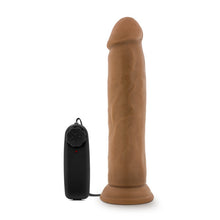 Load image into Gallery viewer, Dr Skin Dr Throb 9.5in Mocha Vibrating Cock W/ Suction Cup
