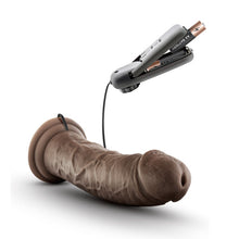 Load image into Gallery viewer, Dr Skin Dr Joe 8in Vibrating Cock W/ Suction Cup Chocolate
