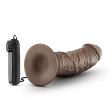 Load image into Gallery viewer, Dr Skin Dr Joe 8in Vibrating Cock W/ Suction Cup Chocolate

