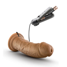 Load image into Gallery viewer, Dr Skin Dr Joe 8in Vibrating Cock W/ Suction Cup Mocha
