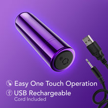 Load image into Gallery viewer, Kool Vibes - Rechargeable Mini Bullet - Grape
