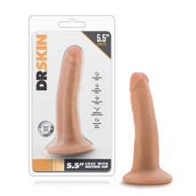Load image into Gallery viewer, Dr Skin 5.5 Cock W/ Suction Cup Vanilla &quot;
