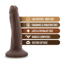 Load image into Gallery viewer, Dr Skin 5.5 Cock W/ Suction Cup Chocolate &quot;
