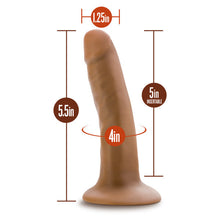 Load image into Gallery viewer, Dr Skin 5.5 Cock W/ Suction Cup Mocha &quot;
