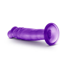 Load image into Gallery viewer, B Yours Sweet N Small 6in Dildo W/ Suction Cup Purple
