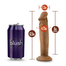 Load image into Gallery viewer, Dr Skin Dr Small 6in Dildo Mocha
