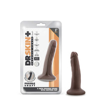 Load image into Gallery viewer, Dr Skin Plus 5in Poseable Dildo Chocolate
