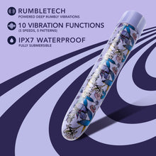 Load image into Gallery viewer, Limited Addiction Floradelic 7 In Rechargeable Vibe Purple
