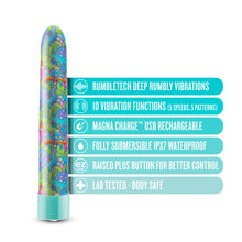 Load image into Gallery viewer, Limited Addiction Utopia 7 In Rechargeable Vibe Aqua
