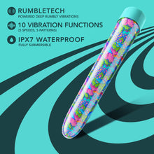 Load image into Gallery viewer, Limited Addiction Utopia 7 In Rechargeable Vibe Aqua
