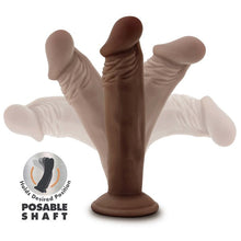 Load image into Gallery viewer, Dr Skin Plus 6in Poseable Dildo Chocolate

