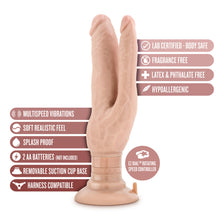 Load image into Gallery viewer, Dr Skin Cock Vibes Double Vibe Beige
