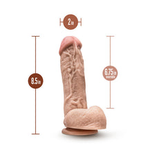 Load image into Gallery viewer, Dr. Skin Dr. D 8.5 In Dildo W/ Balls Beige
