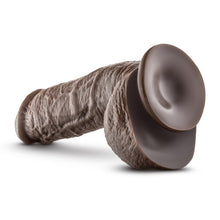 Load image into Gallery viewer, Dr Skin Mr D 8.5in Dildo W/ Suction Cup Chocolate
