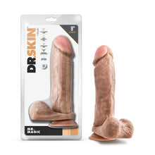 Load image into Gallery viewer, Dr. Skin Mr. Magic 9in Dildo W/ Balls Beige
