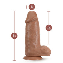 Load image into Gallery viewer, Au Naturel Chub 10in Dildo Mocha
