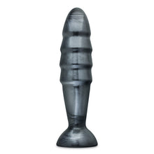 Load image into Gallery viewer, Jet Destructor Carbon Metallic Black Butt Plug
