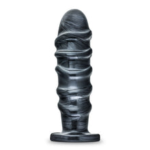 Load image into Gallery viewer, Jet Annihilator Carbon Metallic Black Butt Plug

