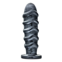 Load image into Gallery viewer, Jet Annihilator Carbon Metallic Black Butt Plug
