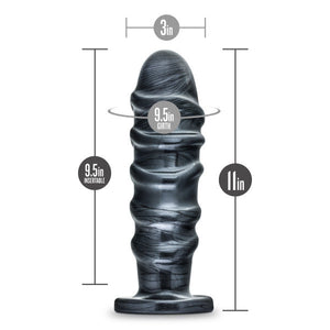 Jet Annihilator Carbon Metallic Black Butt Plug