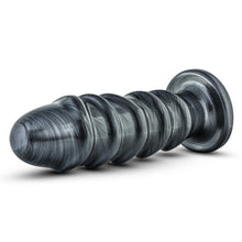 Load image into Gallery viewer, Jet Annihilator Carbon Metallic Black Butt Plug

