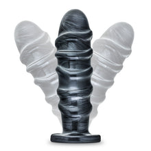 Load image into Gallery viewer, Jet Annihilator Carbon Metallic Black Butt Plug
