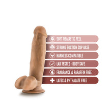 Load image into Gallery viewer, Dr. Skin Dr. Mark 7in Dildo W/ Balls Tan
