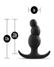 Load image into Gallery viewer, Anal Adventures Platinum Stacked Plug Black
