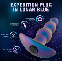 Load image into Gallery viewer, Anal Adventures Matrix Expedition Plug Lunar Blue
