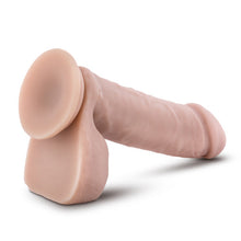 Load image into Gallery viewer, Dr Skin Plus 8in Posable Dildo W/ Balls Vanilla
