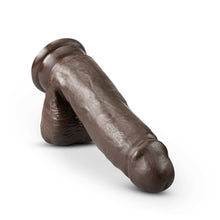 Load image into Gallery viewer, Dr Skin Plus 7in Poseable Girthy Dildo Chocolate

