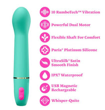 Load image into Gallery viewer, Aria Flirty Af 2.0 Vibe Teal Rechargeable
