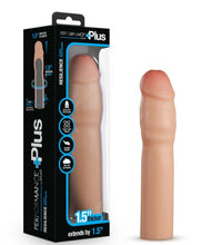 Load image into Gallery viewer, Performance Plus 1.25in Silicone Penis Xtender Beige
