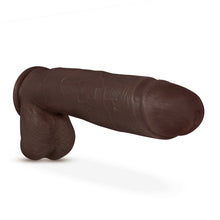 Load image into Gallery viewer, Au Naturel Huge 10in Dildo Chocolate

