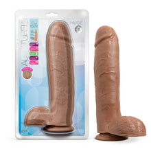 Load image into Gallery viewer, Au Naturel Huge 10in Dildo Mocha
