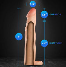 Load image into Gallery viewer, Performance Plus 2.5in Silicone Penis Xtender Beige
