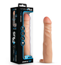 Load image into Gallery viewer, Performance Plus 2.5in Silicone Penis Xtender Beige
