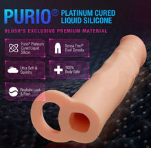 Load image into Gallery viewer, Performance Plus 2.5in Silicone Penis Xtender Beige
