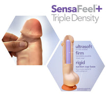 Load image into Gallery viewer, Dr Skin Plus 9in Posable Dildo W/ Balls Vanilla
