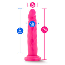 Load image into Gallery viewer, Neo 7.5 Dual Density Cock Neon Pink &quot;
