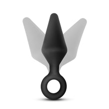 Load image into Gallery viewer, Anal Adventures Platinum Silicone Loop Plug Kit Black
