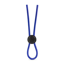 Load image into Gallery viewer, Stay Hard Silicone Loop Cock Ring Blue

