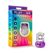 Load image into Gallery viewer, Play With Me Pleaser C-ring Purple Rechargeable
