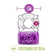 Load image into Gallery viewer, Play With Me Pleaser C-ring Purple Rechargeable

