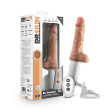 Load image into Gallery viewer, Dr Skin Silicone Dr Hammer 7in Thrusting Dildo W/ Handle Beige
