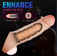 Load image into Gallery viewer, Performance Plus Intrepid 2in Silicone Penis Xtender Beige

