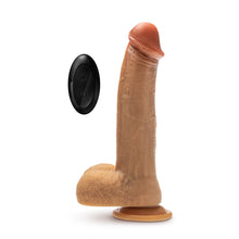 Load image into Gallery viewer, Dr Skin Silicone Dr Phillips 8.5in Thrusting Dildo Tan
