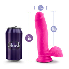 Load image into Gallery viewer, Au Naturel Bold Pleaser 7 In Dildo Pink

