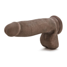 Load image into Gallery viewer, Au Naturel 7 Dildo W/balls Chocolate &quot;
